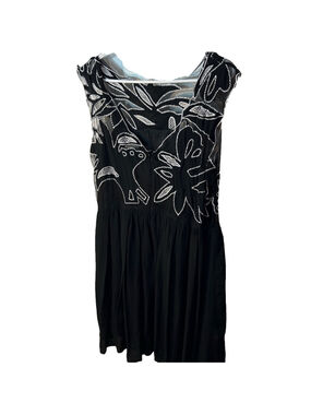 ASOS Women’s Size 14 Whimsy Goth Black Embroidered Dress – NWT